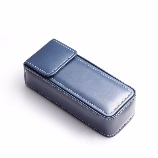 Cheap Wholesale Eye Glasses Case Custom Logo Leather Storage Case for Eyeglasses Sunglasses